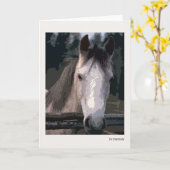 Verlust der PferdeBeileids-Karte Karte (Gelbe Blume)