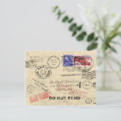 Verlust der Posteinladung Einladung (Stehend Vorderseite)