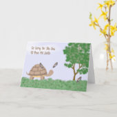 Verlust der Schildkrötensympathie Karte (Gelbe Blume)