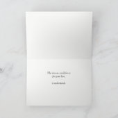 Verlust der Spitz Hund Regenbogen Sympathie Karte (Innenseite)