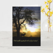 Verlust der Sympathiekarte des Ehemanns Karte (Gelbe Blume)