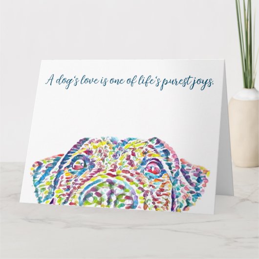 Verlust der Sympathiekarte für Haustiere Karte (Vorderseite)