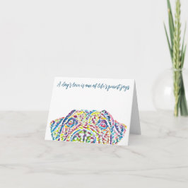 Verlust der Sympathiekarte für Haustiere Karte