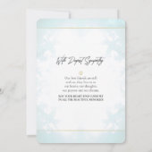 Verlust der sympathischen Karte für gespendete Fre (Rückseite)