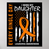 Verlust der Tochter Leukämie Bewusstsein der ameri Poster (Vorne)