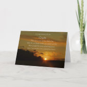 Verlust des Beileids des Cousins Karte (Vorderseite)