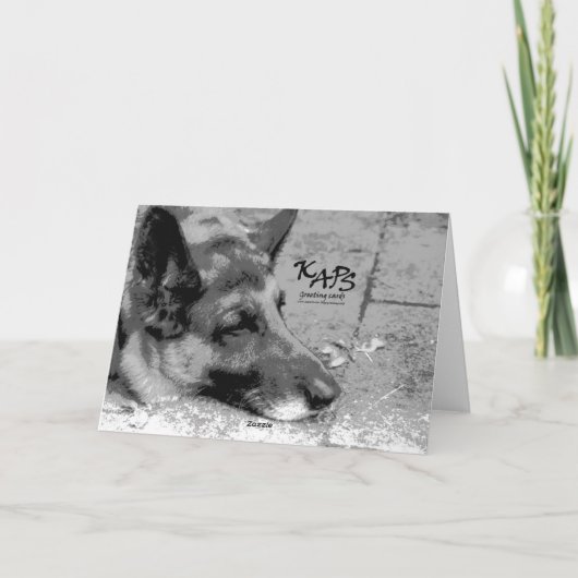 Verlust des Beileids eines Begleiters Karte (Rückseite)