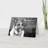 Verlust des Beileids eines Begleiters Karte (Vorderseite)