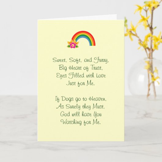 Verlust des Beileids Karte (Gelbe Blume)