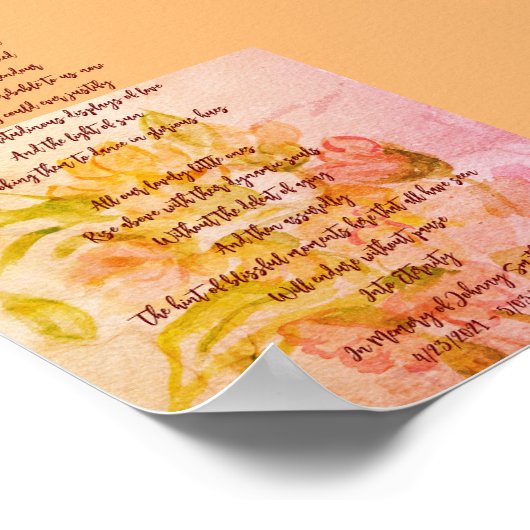 Verlust des Beileids Poster (Ecke)