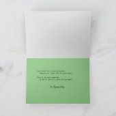 Verlust des Beileids - ruhige Landkarte Karte (Innenseite)