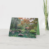 Verlust des Beileids - ruhige Landkarte Karte (Vorderseite)