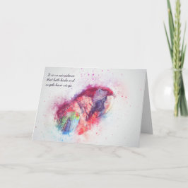 Verlust des benutzerdefinierten Beileids für Vogel Karte