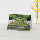 Verlust des Ehemanns - Beileid für Ihren Verlust Karte (Gelbe Blume)