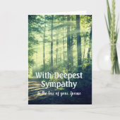 Verlust des Gekümmert Sympathieausweises Karte (Vorderseite)