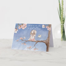 Verlust des Girl Cat Beileid Wasserfarben Illustra