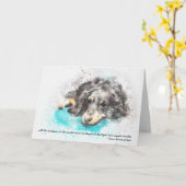 Verlust des Haushundes (Dackel) Benutzerdefinierte Karte (Gelbe Blume)