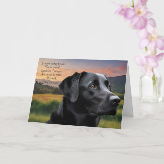 Verlust des Haustieres Hund (Schwarzer Labrador) - Karte