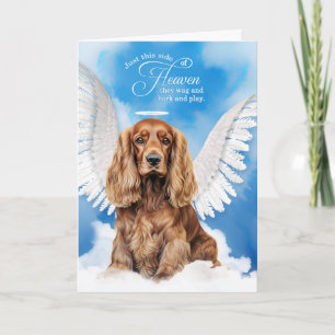 Verlust des Hundes Cocker Spanisch Pet Beileid Karte