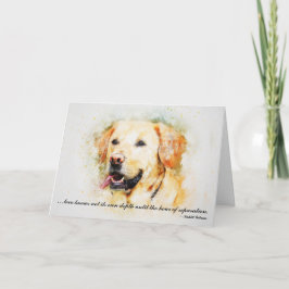 Verlust des Hundes für Haustiere (Gelbe Labrador)  Karte