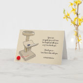 Verlust des Katzen Richardson Quote Beileid für Ha Karte (Gelbe Blume)