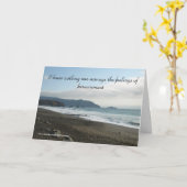 Verlust des Kindes, Beileid-Karte Karte (Gelbe Blume)