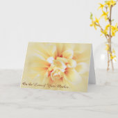 Verlust des Mutter-BlumenBeileids Karte (Gelbe Blume)