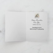 Verlust des religiösen Beileids des Vaters Karte (Innenseite)