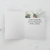 Verlust des tiefsten Beileids deiner Mutter Karte (Innenseite)