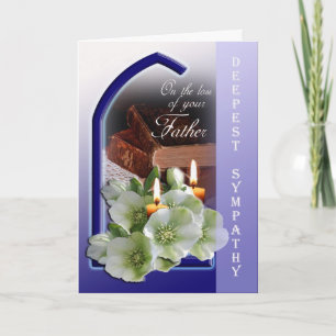 Verlust des Vaters - mit tiefster Sympathiekarte Karte