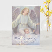 Verlust ein der Baby-Beileids-Karten Karte (Gelbe Blume)