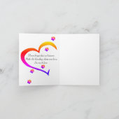 Verlust einer Begrüßungskarte des Beileids Dankeskarte (Innenseite)