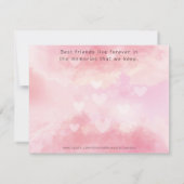 Verlust einer Begrüßungskarte des Beileids eines B Dankeskarte (Rückseite)