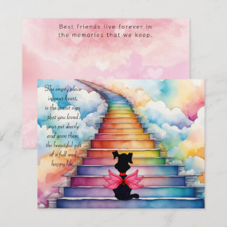 Verlust einer Begrüßungskarte des Beileids eines B Dankeskarte