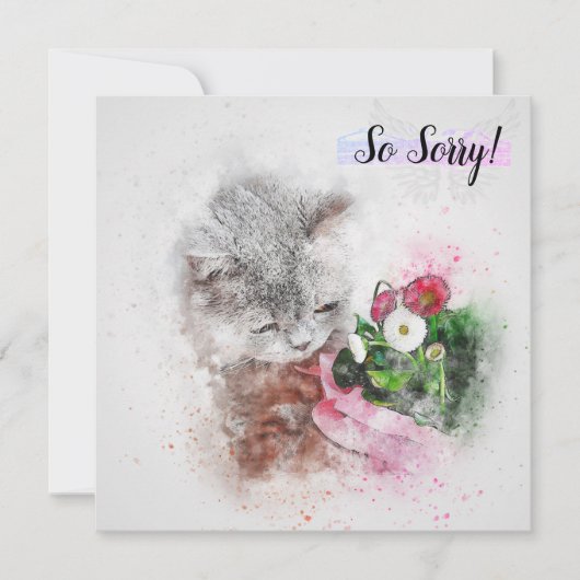 Verlust einer Heimkatzenkarte Karte (Vorderseite)