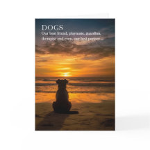 Verlust einer Hunde Beileid Beach Thema Silhouette