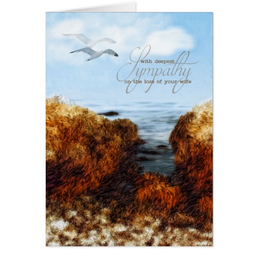 Verlust eines Beileids der Ehefrau Küstenflug (Vorne)