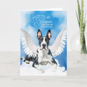 Verlust eines Beileids eines Hundes Mantle Great D Karte