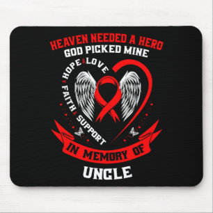 Verlust eines geliebten Menschen Onkel Herzkrankhe Mousepad