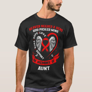 Verlust eines geliebten Menschen Tante Herzkrankhe T-Shirt