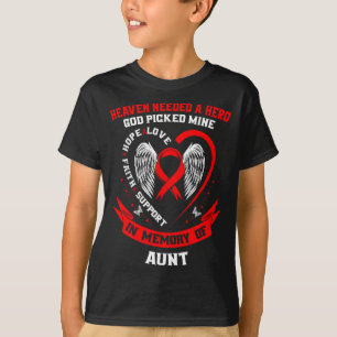 Verlust eines geliebten Menschen Tante Herzkrankhe T-Shirt