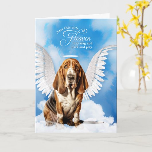 Verlust eines Hundeputs-Beileids Karte (Gelbe Blume)