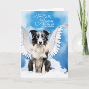 Verlust eines Hundes Border Collie Engel Haustier  Karte