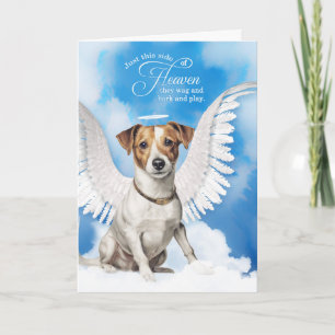 Verlust eines Hundes Jack Russell Terrier Pet Beil Karte