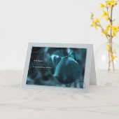 Verlust eines Life Partner Beileid Tulip Karte (Gelbe Blume)