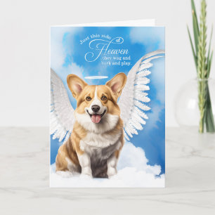 Verlust eines Pembroke Welsh Corgi Dog Pet Beileid Karte