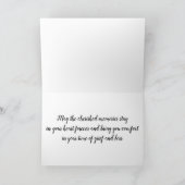 VERLUST IHRER ***DOG**** ERINNERUNGEN AN CHERISH KARTE (Innenseite)