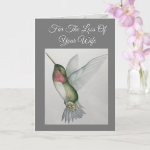 Verlust Ihrer Ehefrau tiefstes Beileid Karte