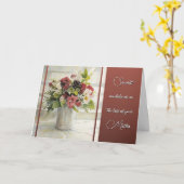 Verlust Ihrer Mutter Karte (Gelbe Blume)