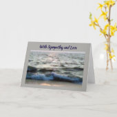 ***VERLUST IHRER MUTTER*** LIEBE UND BEILEID KARTE (Gelbe Blume)